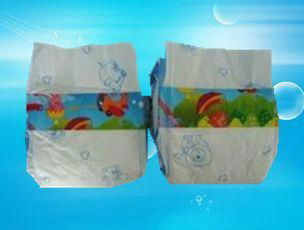 2014 new brand non woven fabric cotton nappies baby diapers 5