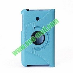 360 Rotating Lichee Texture Flip Leather Case for Asus Fonepad 7 FE7010CG with B