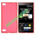 Solid Color TPU Back Cover Case for BlackBerry Z3 (Red)
