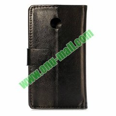 Crazy Horse Texture Flip Stand Leather Case For Motorola Moto E XT1021 Dual SIM 