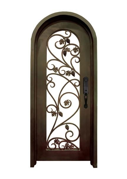 wrought iron door