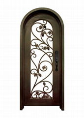 wrought iron door