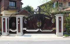 wrought iron gate