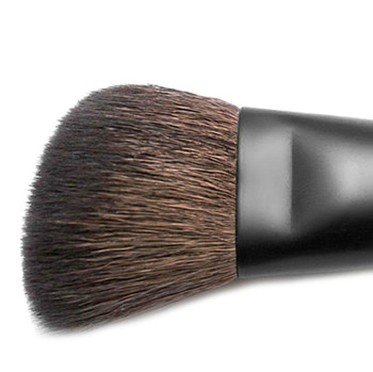 Free Shipping 2014 New Goat Hair Metal Handle Angle Professional Makeup Powder B 4