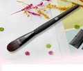 2014 New Free Shipping Synthetic Hair Wood Handle Make up Brushes Base makeup Fo 2