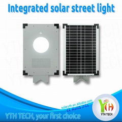 8W Cheap LED All-in-one Motion Sensor Garden Solar Light