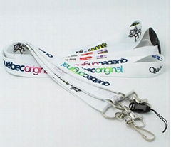 Custom safety breakaway release polyester dye sublimated lanyards