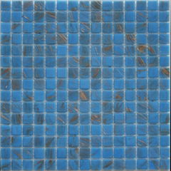 G714 Blue Golden Line Mosaic Tiles Pool Mosaic Golden Star Mosaic Wall Mosaic