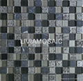 GRT004 Blue crystal resin travertine mix