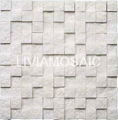 Crystal White Mosaic 3D Style Mosaic