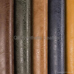 Yang buck pu synthetic leather for shoes