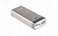 Wholesale - Portable mobile power bank 5200mah in silver 1