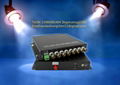 HDCVI to fiber optical converter for 1~16ch 720p/1080p CVI over1SM/MM fiber