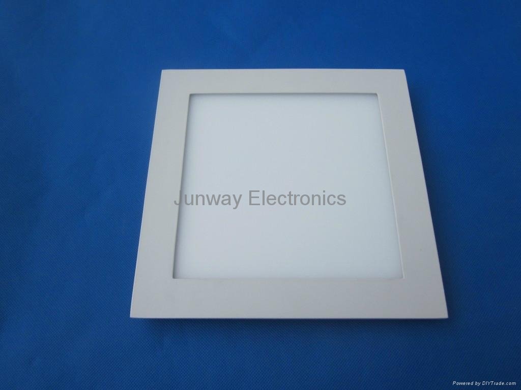 160*160*12mm LED Embedded Panel Light 12W AC 100-240V SMD 2835 LED 3