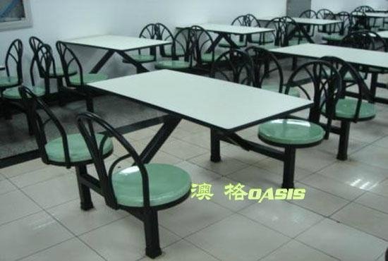 玻璃钢快餐桌椅CA-3339
