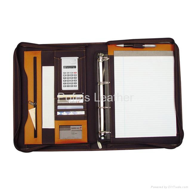 New Brand Business A4 leather File Folder 3