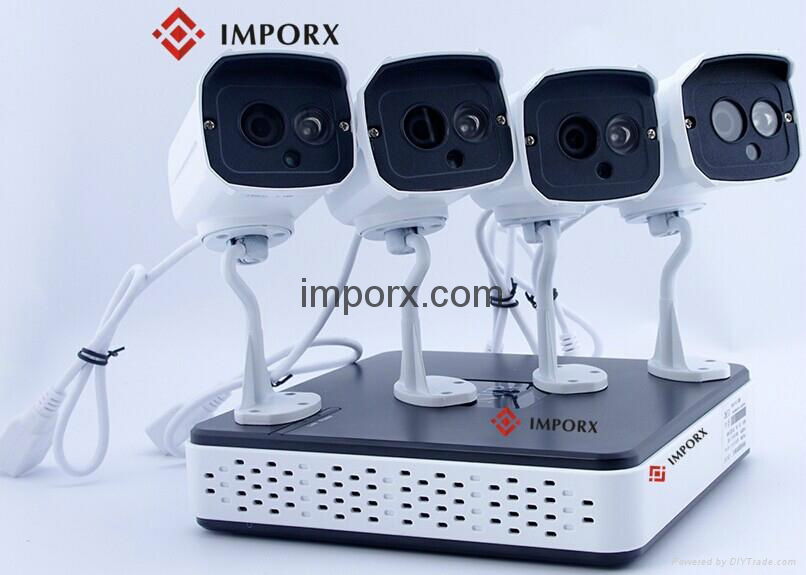 home security system 4ch 1.0mp ip camera poe nvr kit 5