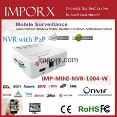 Portable ONVIF Mini NVR for IP Security System