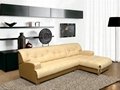 lizz  real  leather  sofa
