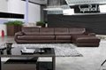 casual  real  leather  sofa