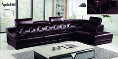 elegant   genuine  leather  sofa