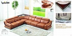 classic  real  leather  sofa