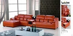 contemporary  leather  sofa
