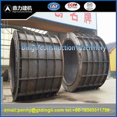 steel concrete pipe mould 