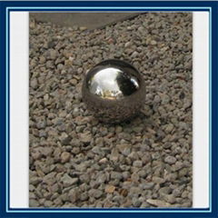 high polished and durable quality garden hollow ball