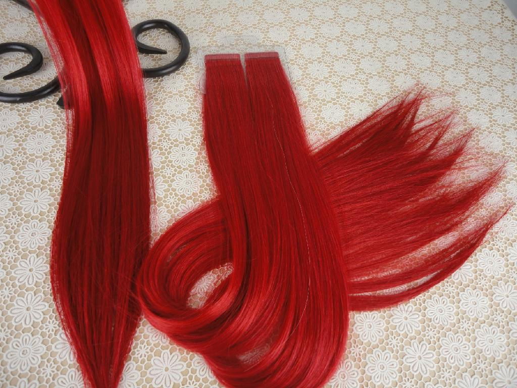 Wholesale Fashion Beauty 100% human tape hair extension 4
