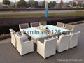 poly rattan dining set