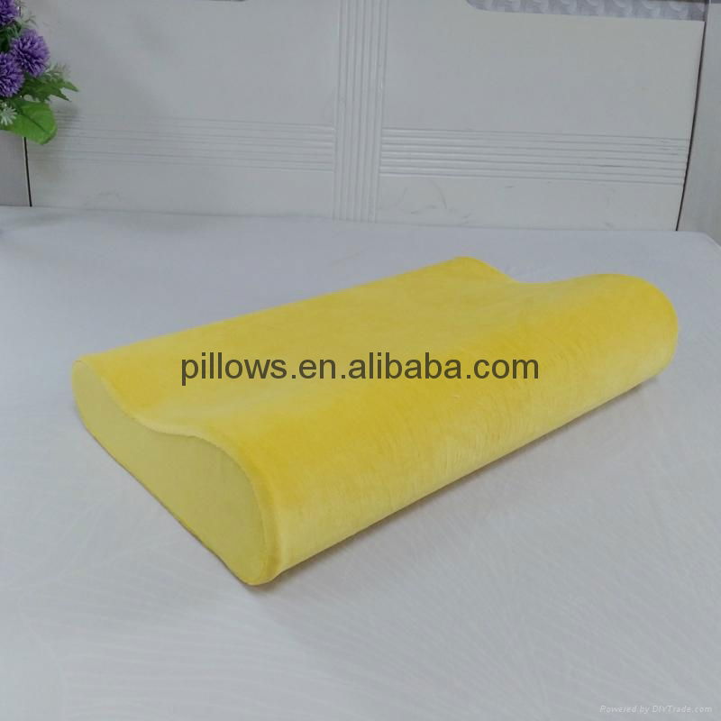 Wholesale Promotional Memory Foam Bamboo Cover Choral Contour Pillow Memory Foam 3