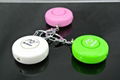 Portable alarm with round shape DIY wireless security systems personal intruder 