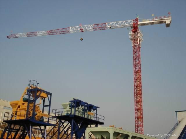 Flat-top tower crane