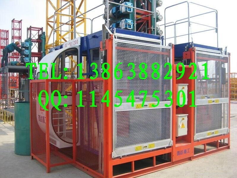 SC200/200 double cages construction elevator