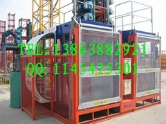 SC200/200 double cages construction elevator