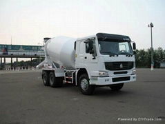 Truck-mounted concrete mixer 