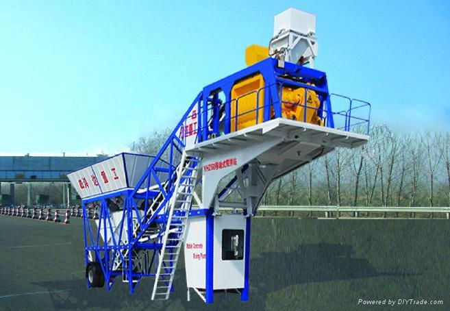 Mobile Concrete Mixing Plant 