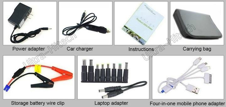 Factory Export 11100mAh Multi-Function Car Jump Starter Power Bank For Car Jump  3