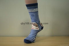 Hot sell sublimation print sport socks