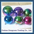 Rainbow Color Stainless Stee Sphere for Christmas Party Supplies 2