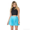 Women's Fashion Print Casual Skirt Pleated skirt 2