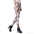 Women's Europe Style  Print Bodycon Leggings Casual Skinny Pants 1