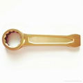 Non sparking aluminum bronze slogging box ring spanner