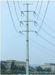 tubular power transmission tower 