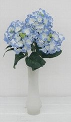 Best selling pure handmade hydrangea bouquet artificial flower wholesale