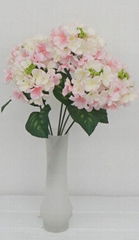 2014 Best selling Bouquet artificial hydrangeas flower