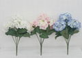 2014 Best selling Bouquet artificial hydrangeas flower 2