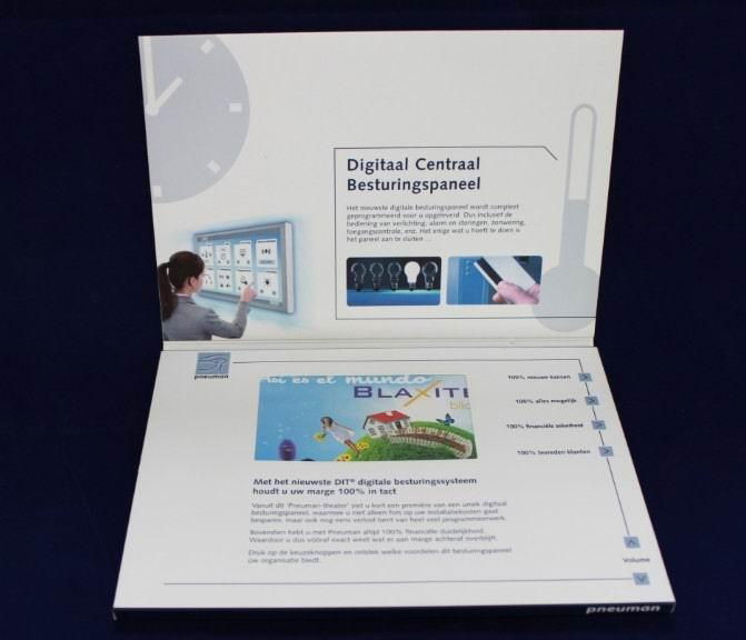 Hardback 4.3 inch video brochure