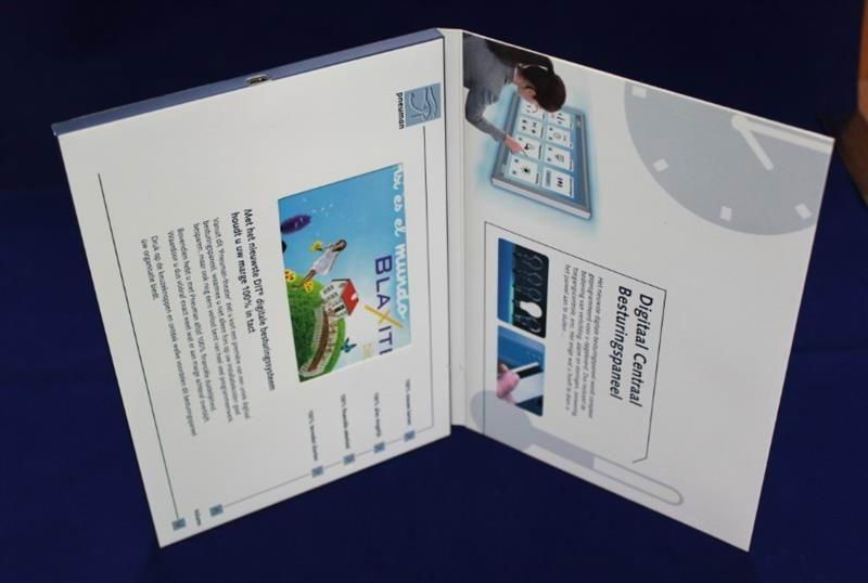 Hardback 4.3 inch video brochure 2